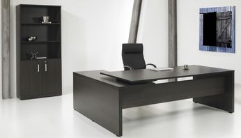 Directiebureau antraciet eiken230X172cm1